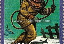 palau undersea history exploration helmet diver